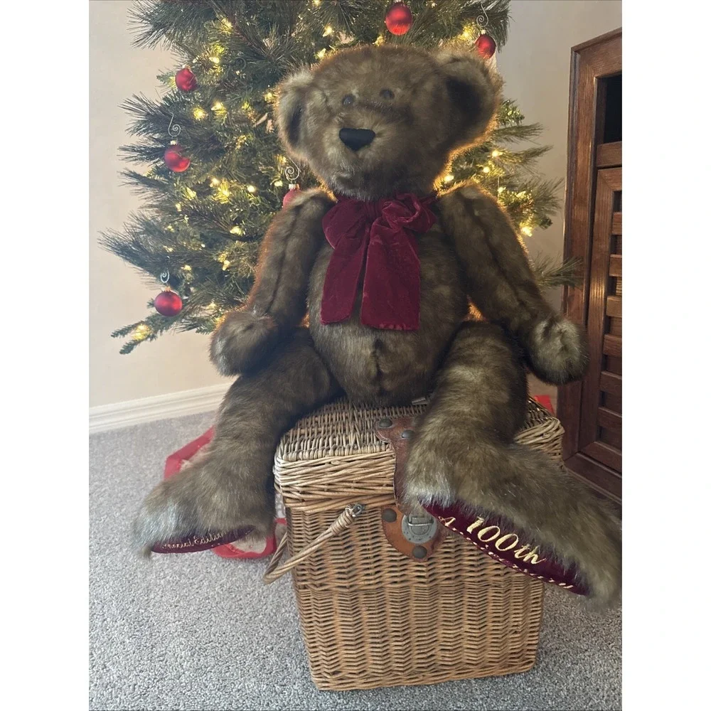 Dan Dee Collectors Choice 100th Anniversary Special Ed 2002 Teddy Bear Plush 30" - Picture 2 of 14